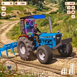 Значок Indian Tractor Game Farming 3d